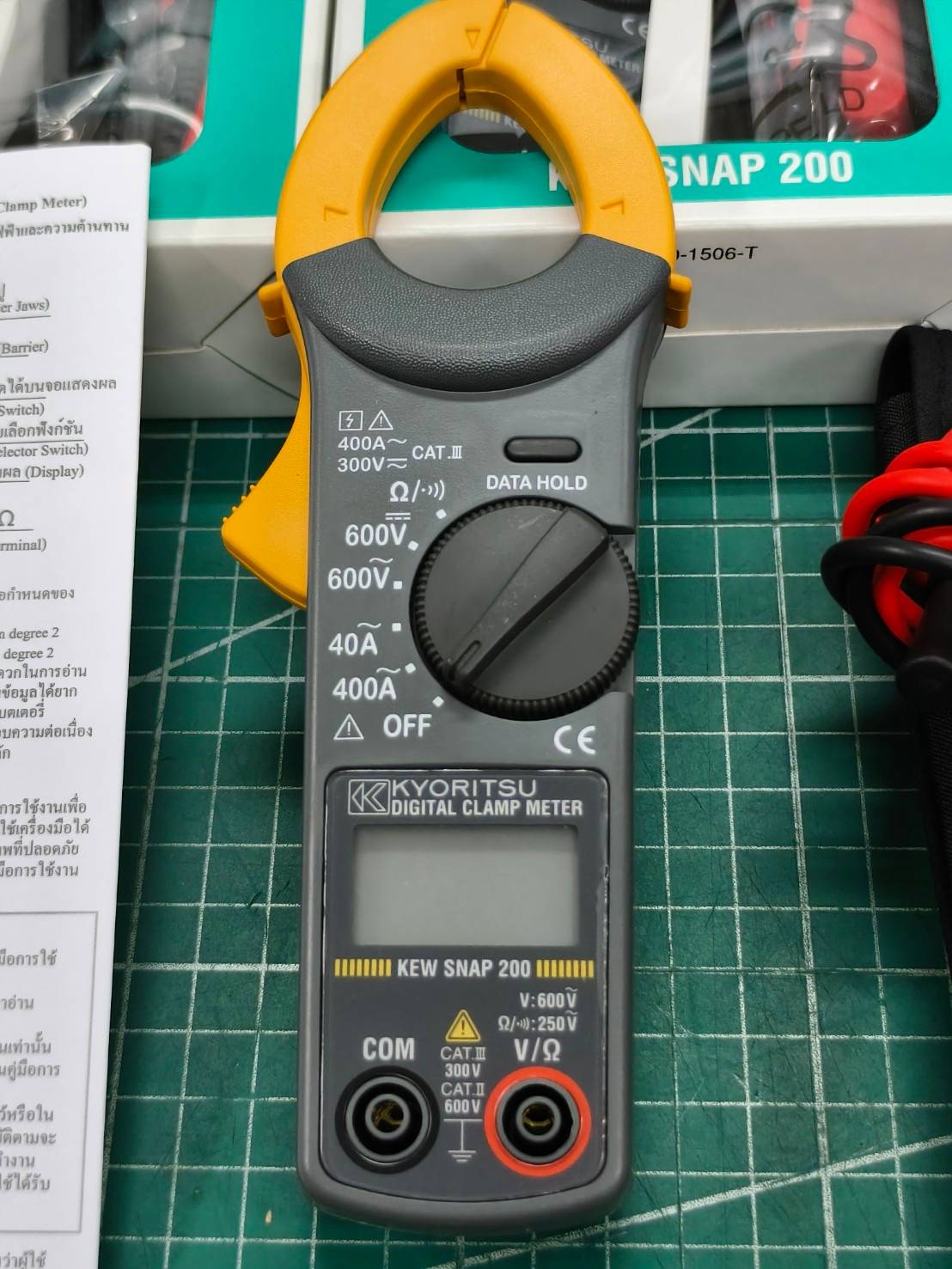 KYORITSU KEW SNAP 200 แคลมป์มิเตอร์ 940.- Digital Clamp Meters KT200 แคล้มมิเตอร์ คลิปแอมป์ SNAP200