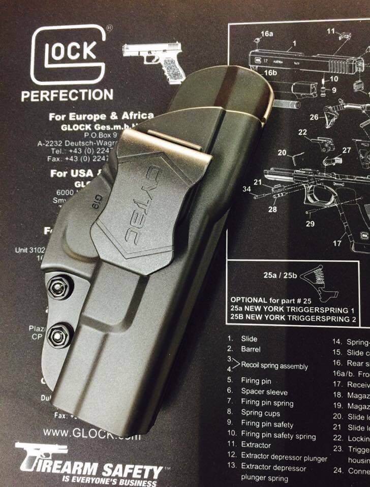 New.ซองปืนพกใน CYTAC Glock IWB Holster Fits Glock 17, 19, 23, 32, 43 (Gen 1, 2, 3, 4) ล๊อคอัตโนมัติ ผลิตจากโพลิเมอร์เนื้อดี Product Line INSIDE THE WAISTBAND HOLSTER มีทั้งซองปืนพกในและพกนอก เป็นที่นิยมในอเมริกา ราคาพิเศษ