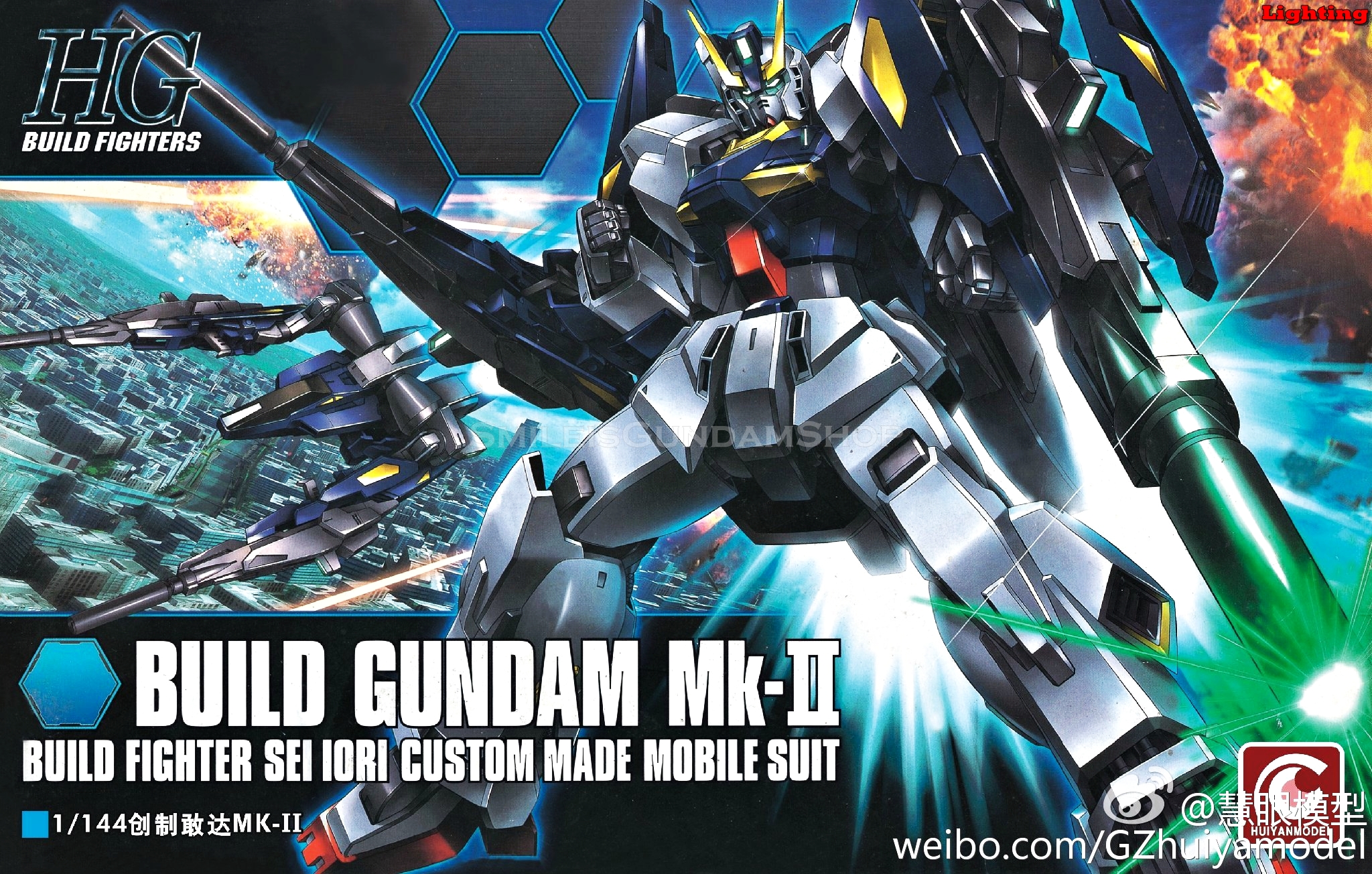 HGBF 1/144 BUILD GUNDAM Mk-II[โมจีนHuiYan Model]