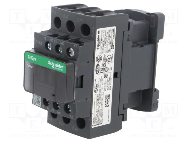 SCHNEIDER MAGNETIC TeSys D แมกเนติก 3เฟส รุ่น LC1D25M7 220VAC