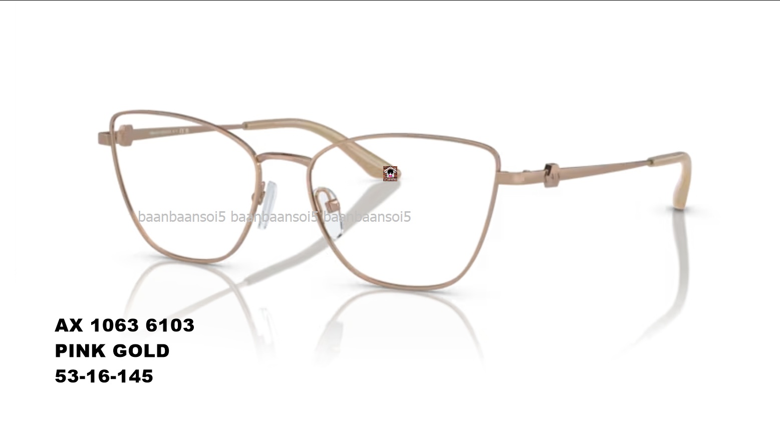ARMANI EXCHANGE AX1063 โปรโมชั่น กรอบแว่นตาพร้อมเลนส์ HOYA ราคา 3,900 บาท