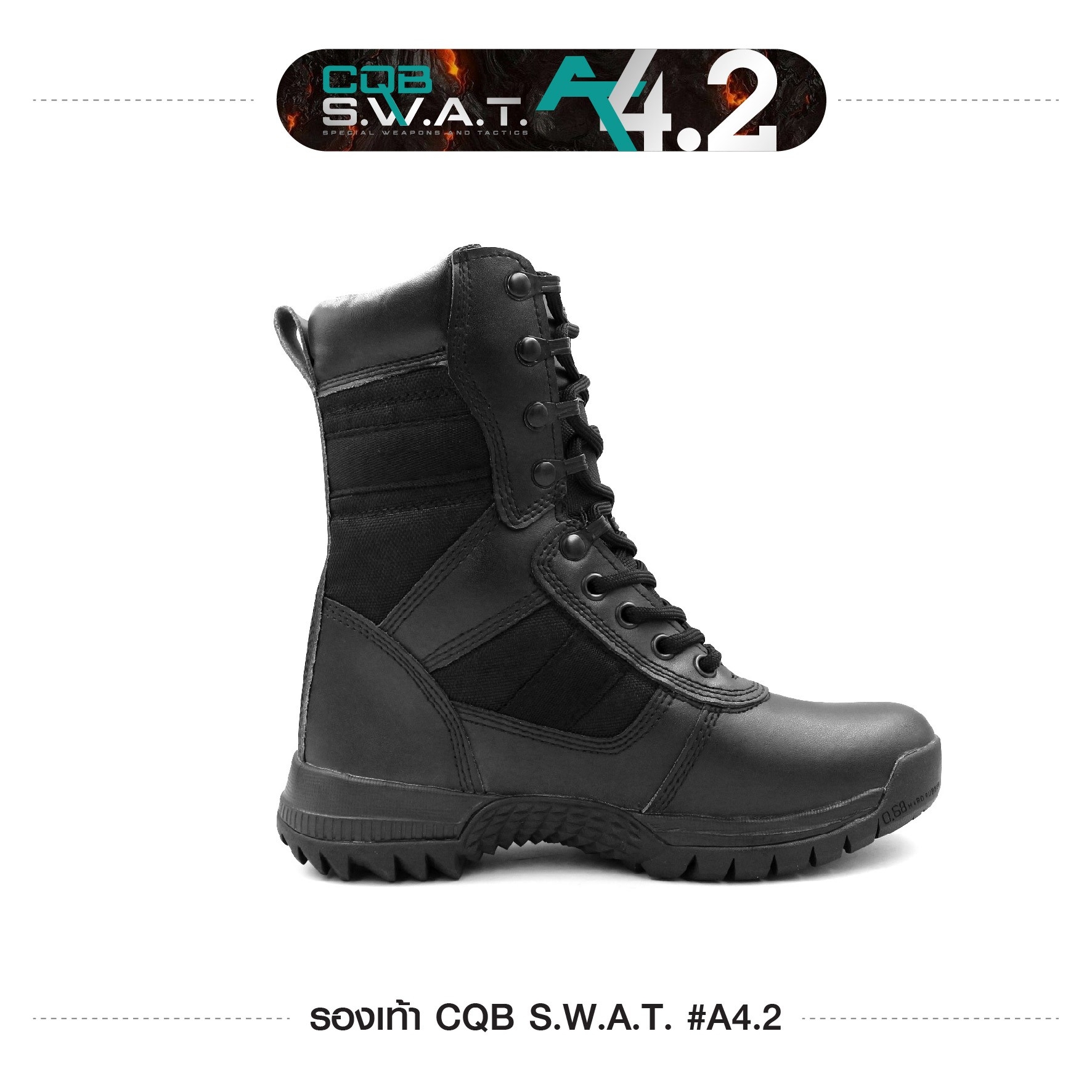 New. รองเท้า NEW CQB A4.2 #คุณคสมบัติ 🚩ขอบนวม เสริมฟองน้ำอย่างดีพร้อมกับการเย็บตัวรองเท้าถึง3ชั้นเพิ่มความคงทน 🚩ตัวรองเท้าซับฟองน้ำด้านใน เพิ่มความนุ่ม สวมใส่สบายและอยู่ทรง 🚩ตัวรองเท้าใช้วัสดุ หนัง MICRO-FIBER ทำให้มีน้ำหนักเบา เพิ