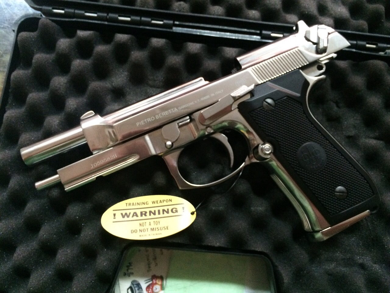 New.Beretta M9A1 สีเงิน Keymore ราคาพิเศษ