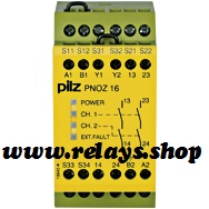 774065 PILZ PNOZ 16 120VAC 24VDC 2n/o LiNE iD : RELAYS.SHOP