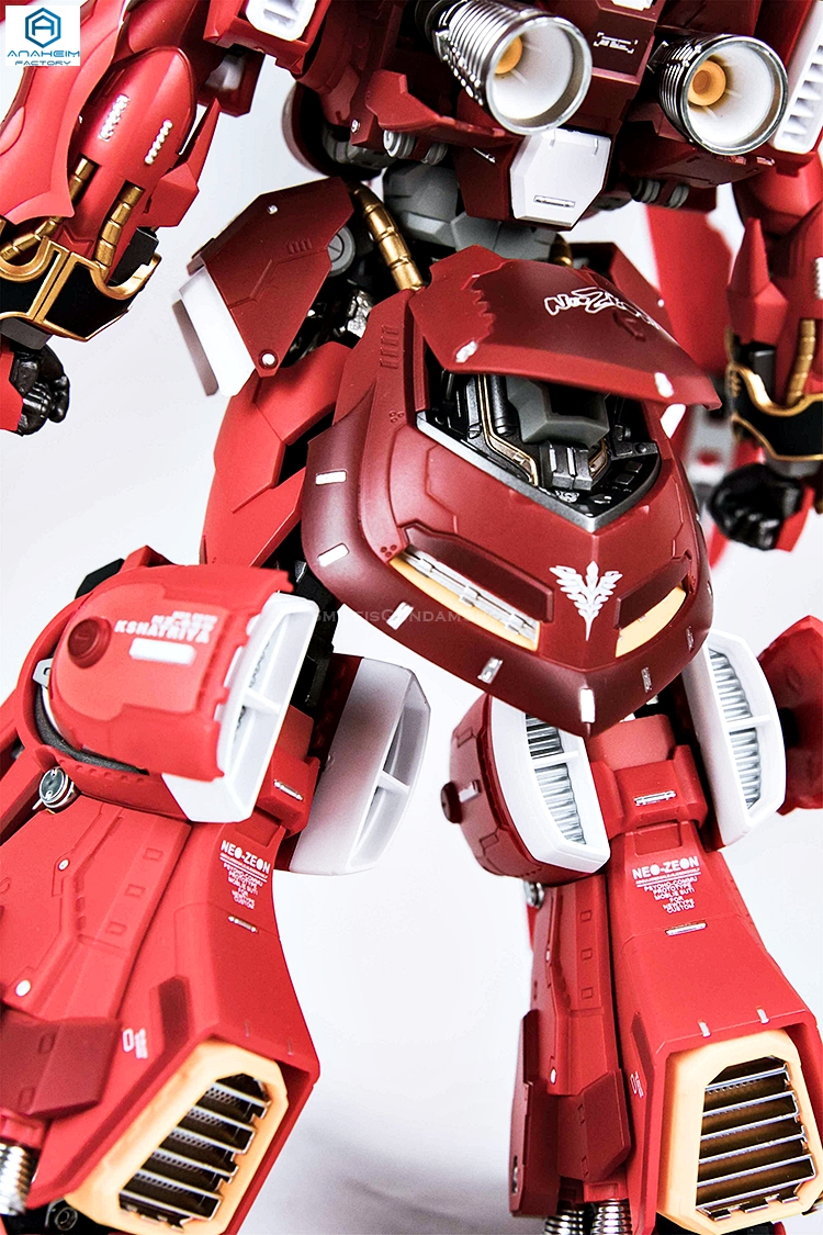 [PO]1/100 NZ-666 Kshatriya Warlock Red Version + 6 Gatling Gun[MC]โมสำเร็จ