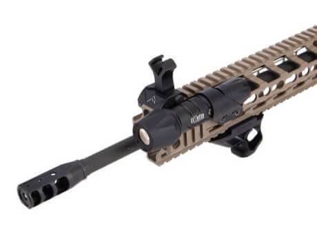 New.ชุดหน้า Fortis REV Cmmg.22 12นิ้ว - งาน CNC น้ำหนักเบาเพียง 25กรัม - ใช้ติดตั้งกับแกน Delta Ring ได้เลย (ดูตามรูป) - มีช่องสำหรับอุปกรณ์ Keymod - มีราง20mm มาตรฐาน - มีช่องหูกวิน 4 ช่อง - มีสีดำ/ทราย ราคาพิเศษ