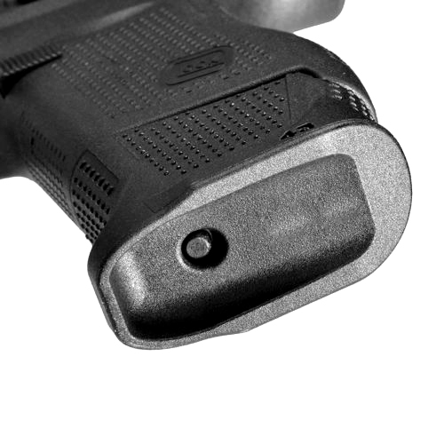 ส้นแม็ก G43 +2 นัด ผลิตจากวัสดุ Polymer เกรดคุณภาพ มาพร้อมกับลิ้นแม็กกาซีน เพิ่ม +2 นัด สำหรับ Glock43 เข้ารูปกับทรง glock 43 สวยงาม เพิ่มพื้นที่สำหรับเกี่ยวนิ้วก้อย ใช้งาน จับถนัดมือมากขึ้น