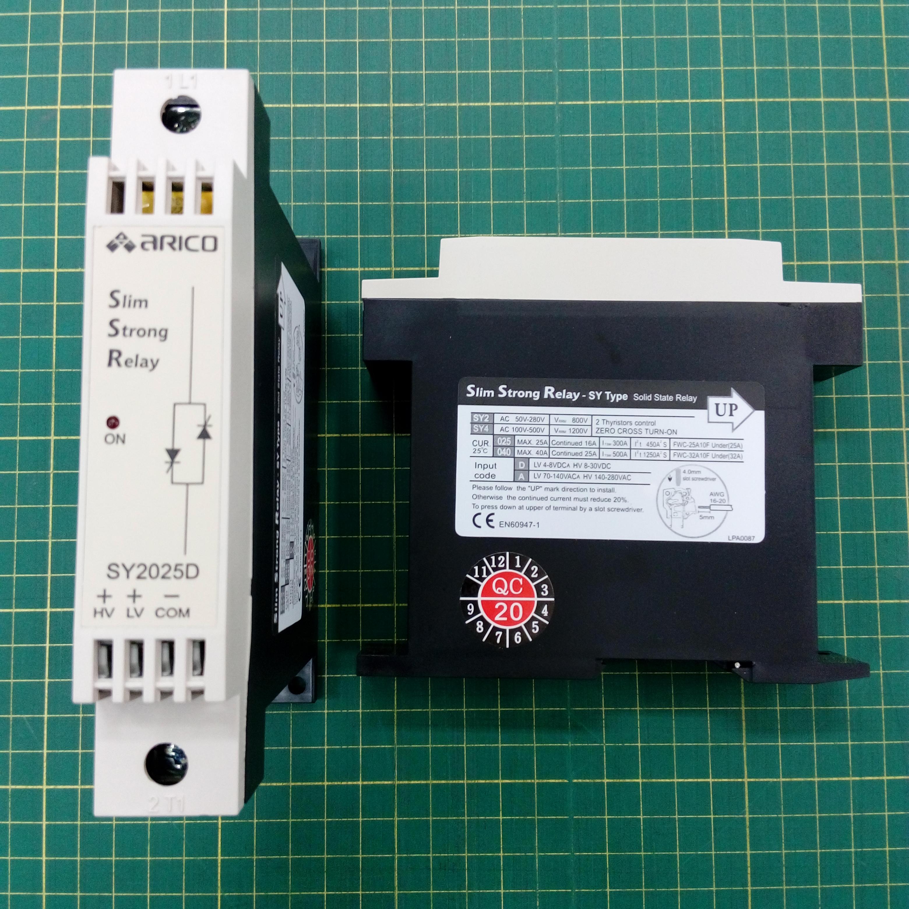 โซลิดสเตท SOLID STATE RELAY ARICO SY2025D ทนกระแส 25A 220V