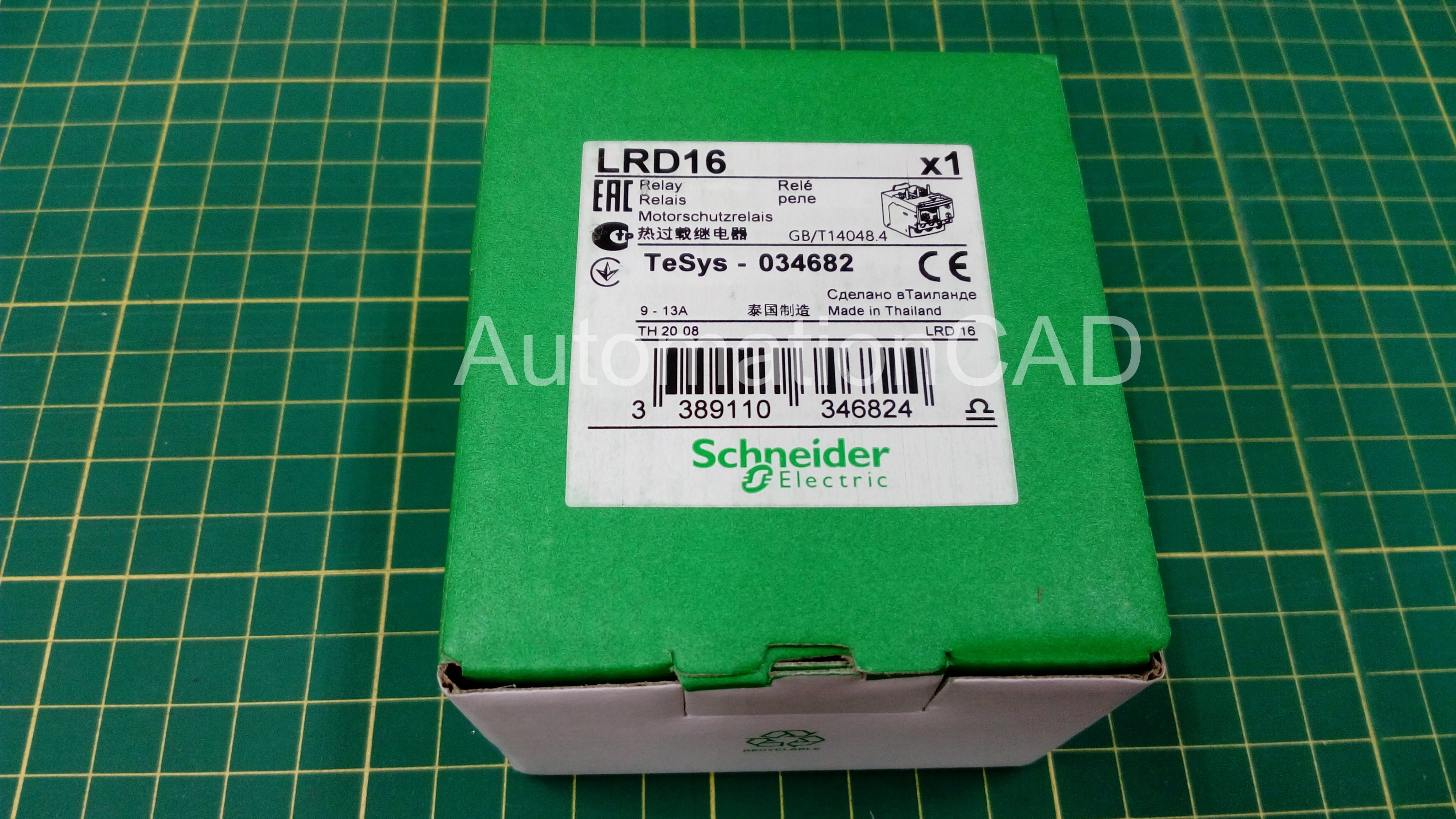 เทอร์มอล โอเวอร์โหลดรีเลย์ SCHNEIDER TeSys LRD รุ่น LRD16