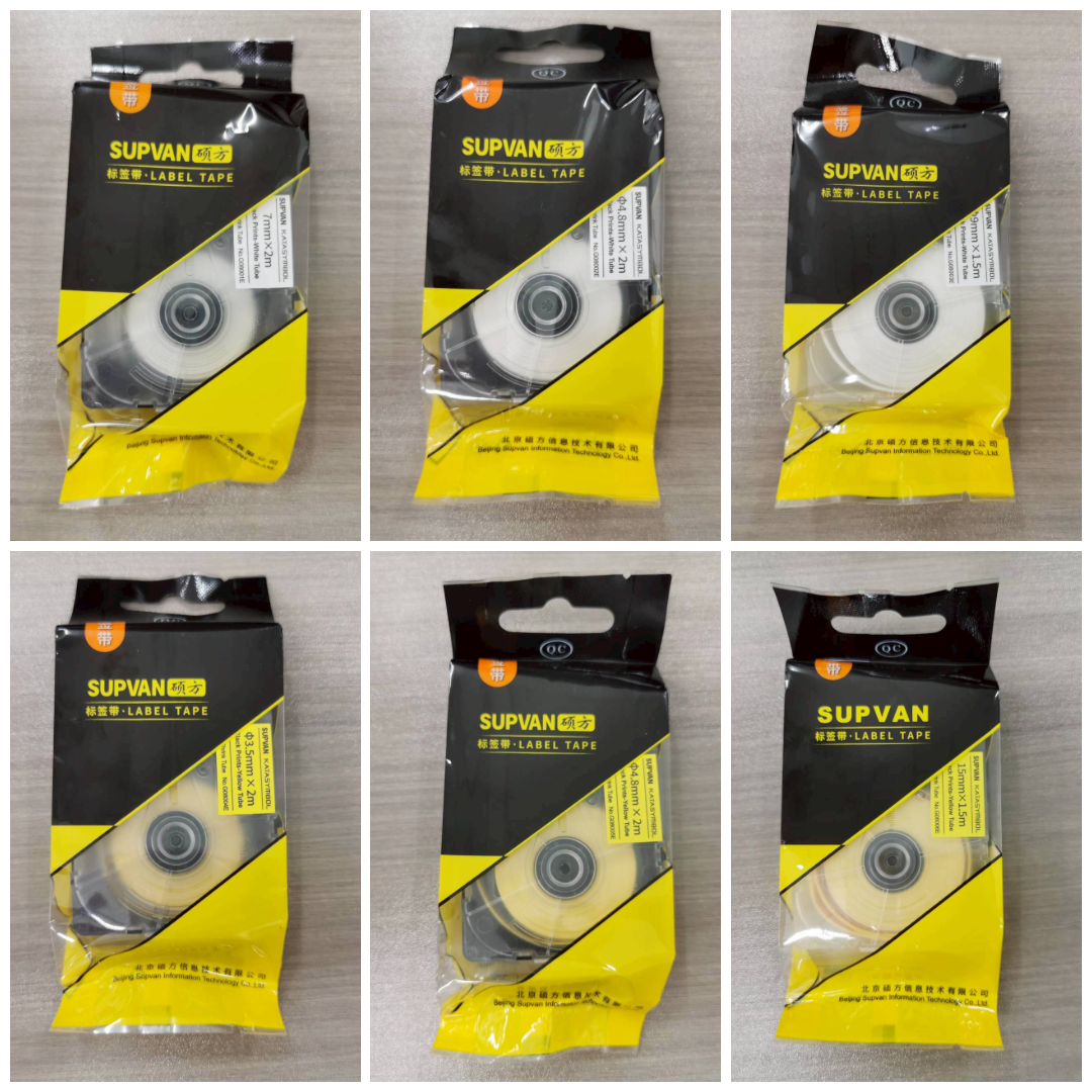 SUPVAN เทปท่อหดความร้อน สีขาว G08001E Ø3.5mm. ยาว 2 เมตร