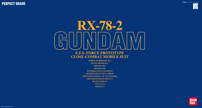 [PO]PG 1/60 RX-78-2 Gundam[BANDAI]