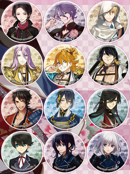 Pre Order Touken Ranbu Online - Can Badge Collection VOL.1.5 20Pack BOX