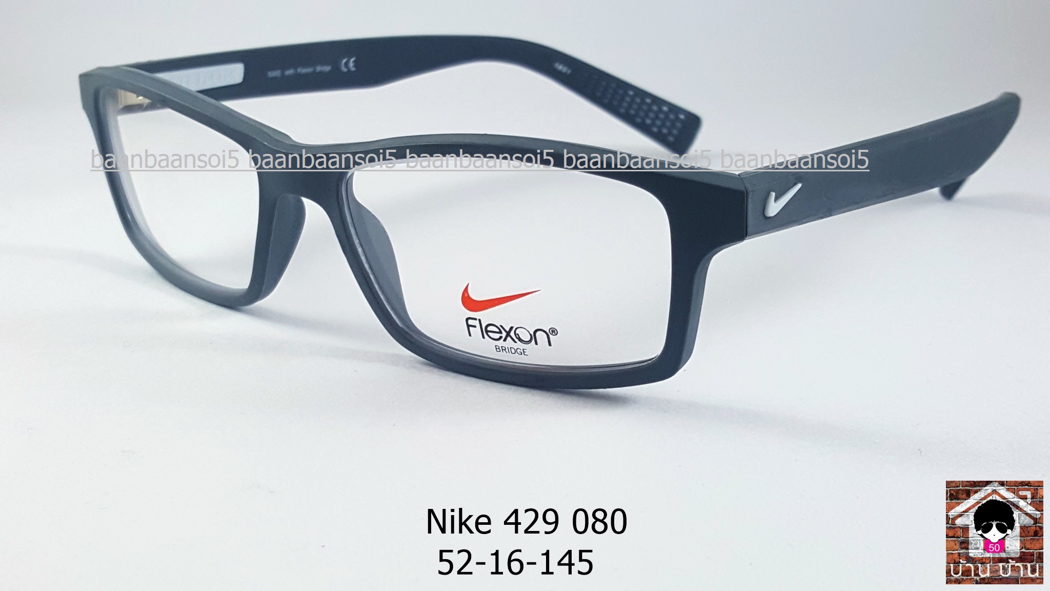 NIKE BRAND ORIGINALแท้ Flexon 4259 080 กรอบแว่นตาพร้อมเลนส์ มัลติโค๊ตHOYA ป้องกันรังสีคอม 6,200 บาท