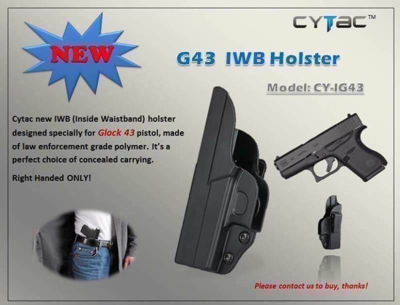 New.อุปกรณ์แต่งปืนสั้น GLOCK43 ราคาพิเศษ