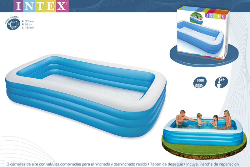 สระน้ำเป่าลม ขนาด 3 เมตร