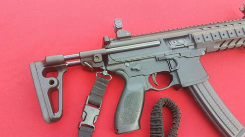 New.พานท้ายปืนแบบยืดหดได้ รุ่น Collapsing / Telescoping Stock สีดำ