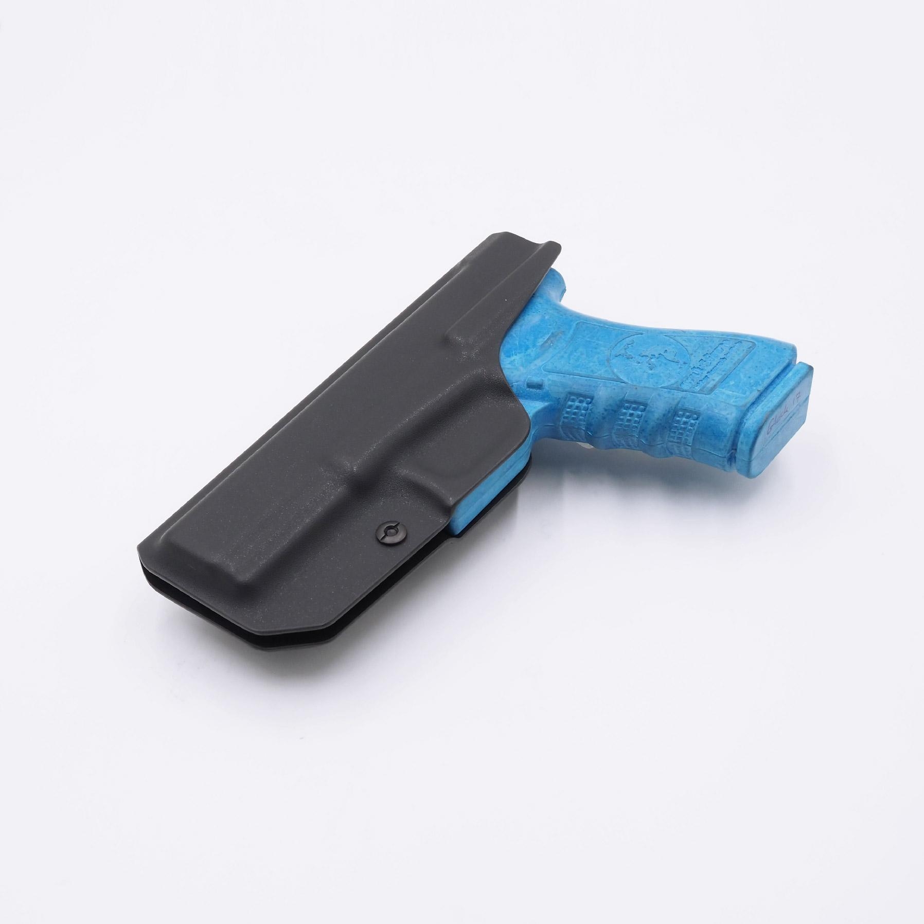 New. ซองปืนพกใน Kydex Glock 17 ( Warriorland ) IWB Kydex Holster (Serie B) Warriorland -ใช้สำหรับรุ่น Glock 17 -ตัวซองผลิตจากแผ่น Kydex คุณภาพดี -ทำความสะอาดได้ง่าย ล้างคราบสกปรกออกง่าย -คงรูป ไม่หดหรือขยายตัว ตามสภาวะอากาศ -เบาและบาง พกพา ซ่อนเร้น สะดวก