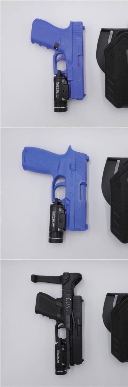 New. ซองปืนพกนอกปลดนิ้วโป้ง Black Hawk รุ่น Omnivore (Omnivore Multifit Holsters) (ซองปืน+ไฟฉาย) ✅ไฟฉายที่ใส่ได้ TLR-1 และ X300 คุณสมบัติ : #สินค้าเป็นซองปืนที่ออกแบมาให้ ปืนที่ติดเรทดอท และ ไฟฉาย โดยเฉพาะ #สามารถใช้กับปืนพกได้หลายรุ่น เช่น Glock 1