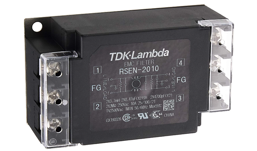 NOISE FILTER TDK-Lambda รุ่น RSEN-2010 10A 250VAC 50/60Hz