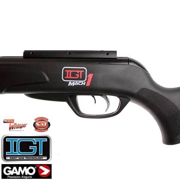 New.GAMO BLACK BULL IGT เบอร์ 2 ระบบ แก็สสปริง(igt) หักลำกล้อง ไก CAT รุ่นใหม่(ปรับระยะลากไก/ปรับระยะน้ำหนักไก) ความเร็วกระสุน 950 fps ระยะหวังผล 30- 60 เมตร โครงปืนทำจากโพลีเมอร์ น้ำหนักตัวปืน 3.3 kg รวมกล้อง ความยาวปืนรวม 45 นิ้ว ราคาพิเศษ