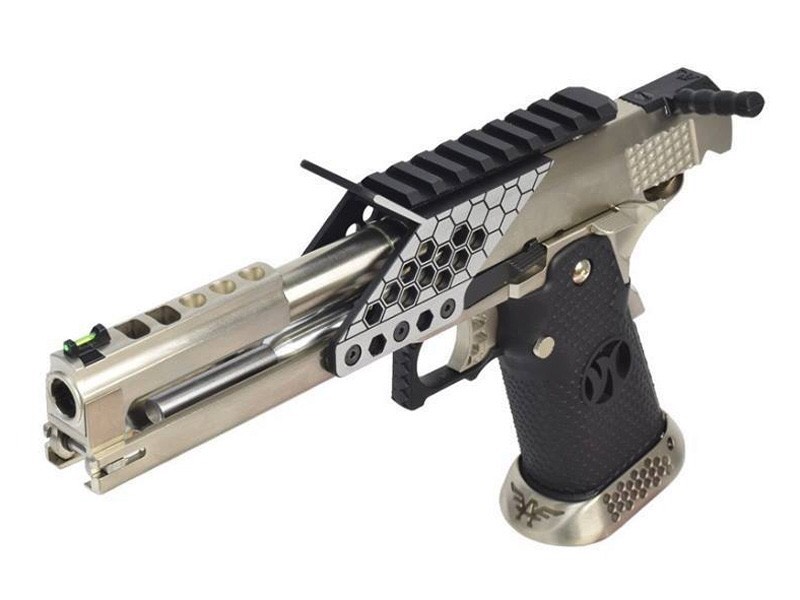 New.ARMORER WORKS AW Hi Capa 6Inch Dragon with Scope Mount & Cocking Handle Kit ( BK ) ราคาพิเศษ