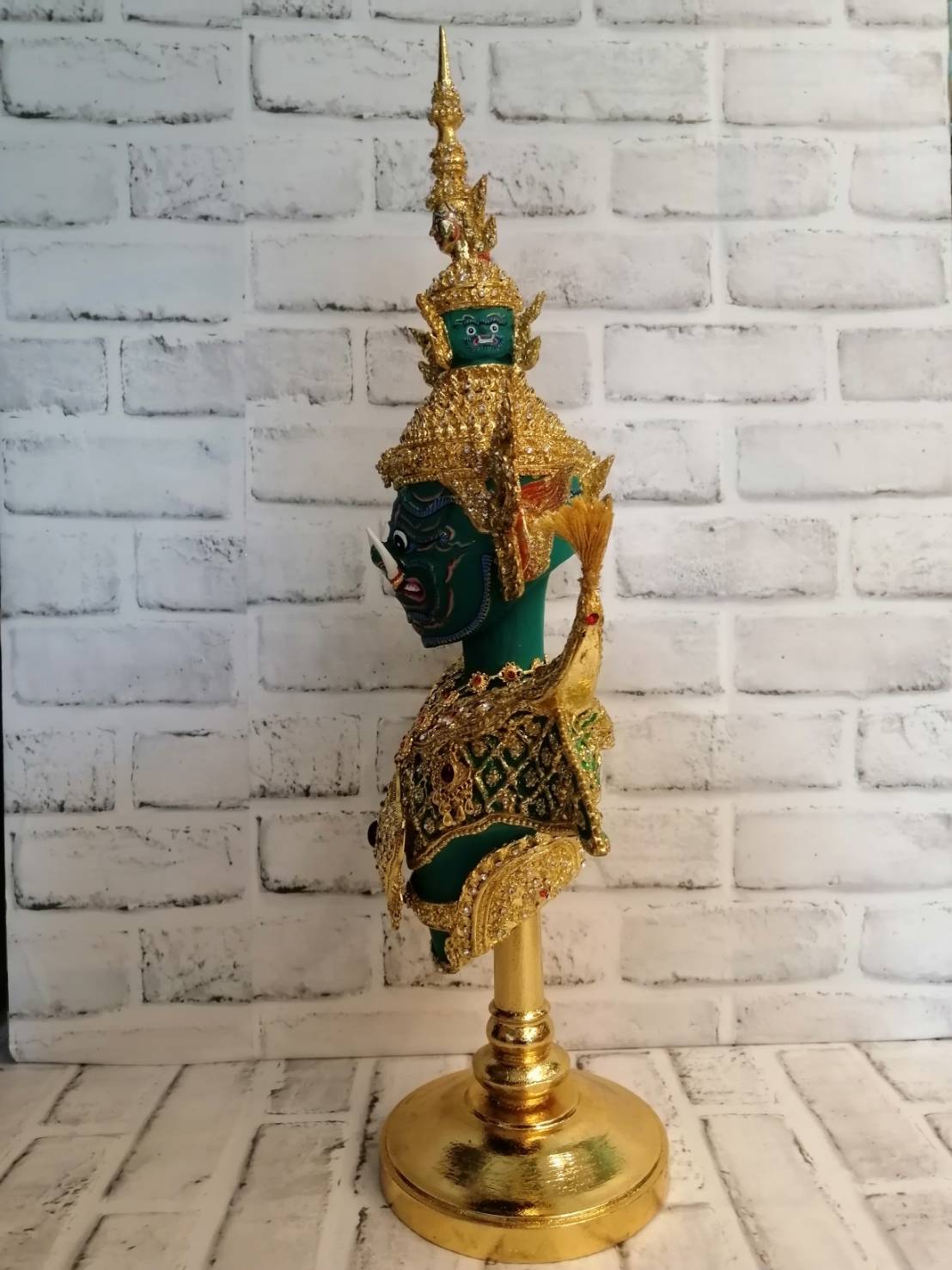 หุ่นทศกัณฐ์ พร้อมฐานทอง