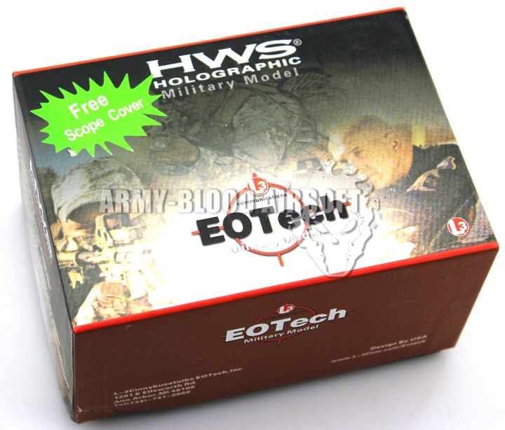 L-3 EOTech HWS EXPS3 Style Holographic Red Green Reflex T-Dot Sight with QD Mount Side Button (A-TACS)