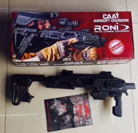New.ชุดประกอบปืนจริง CAA AIRSOFT OIVISION RONI GLOCK 17 / 19 ราคาพิเศษ