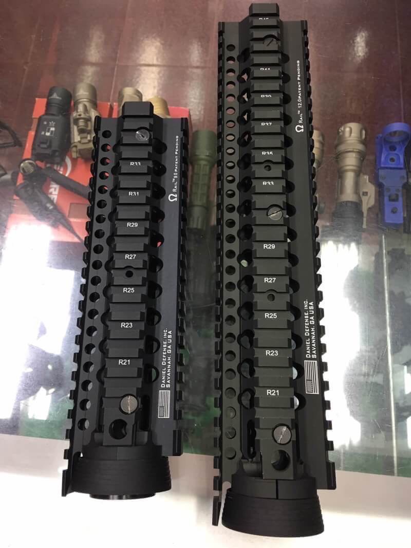 New.Daniel Defense Omega 9" / 12" Inch Rail Handgaurd With Delta Ring for M4 Cmng / 5.56 (BK) ราคาพิเศษ