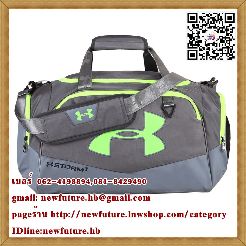 (สินค้าหมดแล้วค่ะ)B-0034กระเป๋าunder armour Sports bag Gym Bags สีดำ กระเป๋าฟิตเนส กีฬา เดินป่า