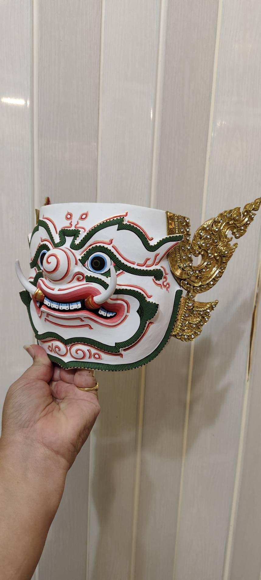 หน้ากากยักษ์ (สีขาว)