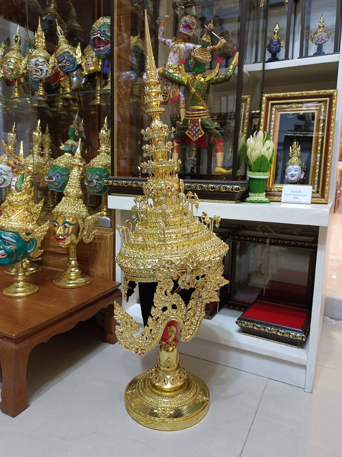 ชฎาพระ ขนาดสวมหัว เกรดพรีเมี่ยม