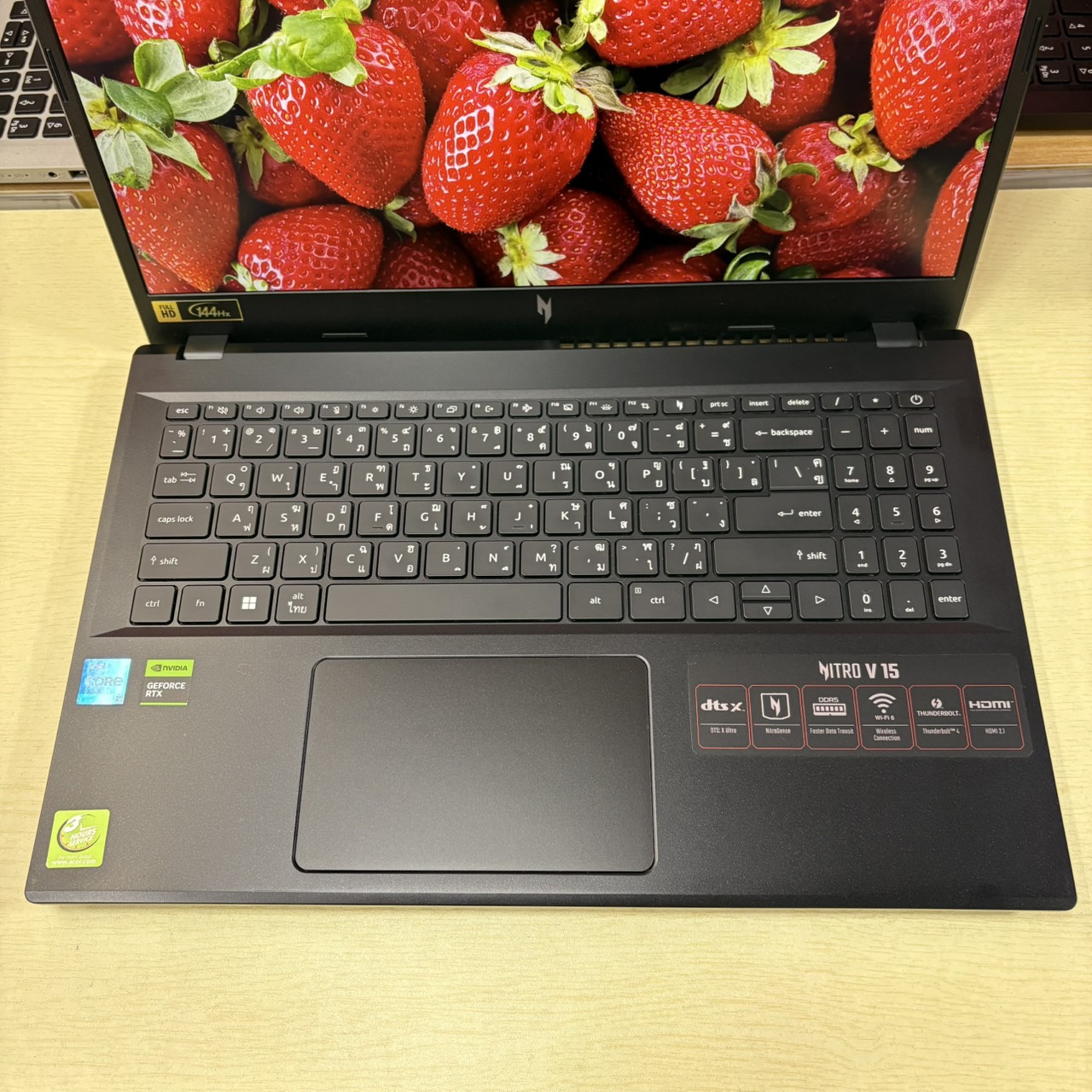 ACER NITRO V15 ANV15-51-578S สภาพเครื่อง 90% ประกันศูนย์ Onsite 29/09/2026 และ ประกัน Advice 17/12/2026