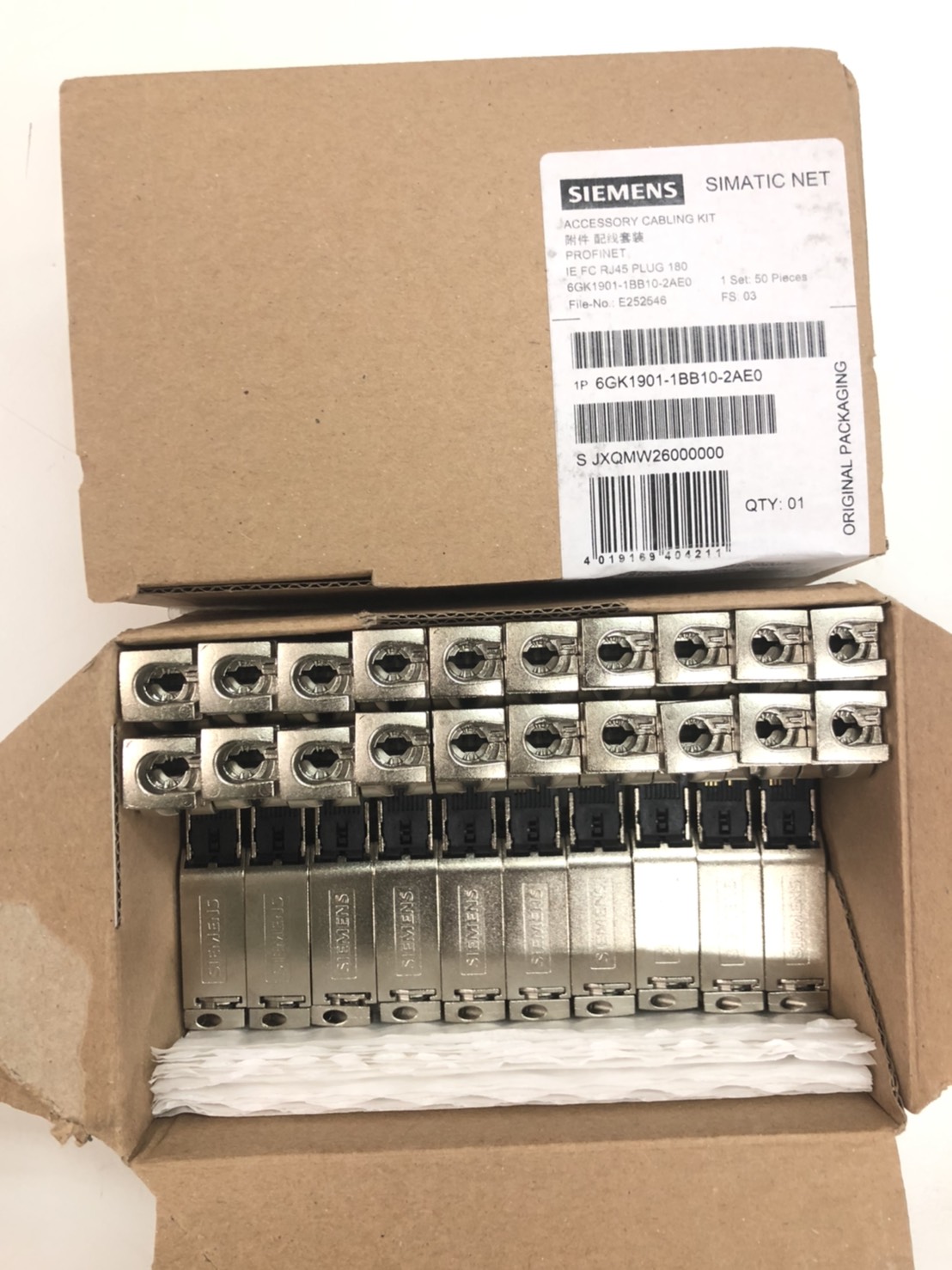 ProfiNET Connector SIEMENS คอนเนคเตอร์ แบบตรง 6GK1901-1BB10-2AA0