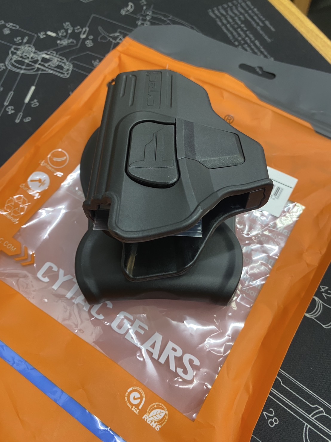 New.ซองพกนอก Glock43/43x