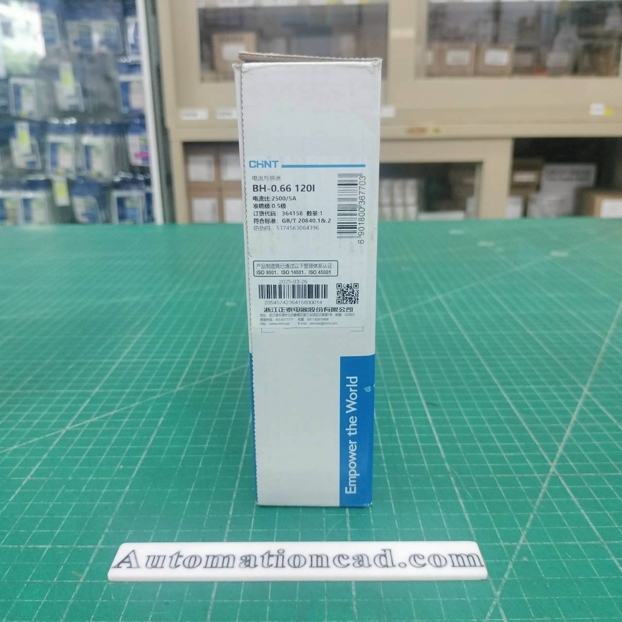 หม้อแปลงกระแสไฟฟ้า CT 2500/5A CHINT BH-0.66 120I Class 0.5 Current Transformer