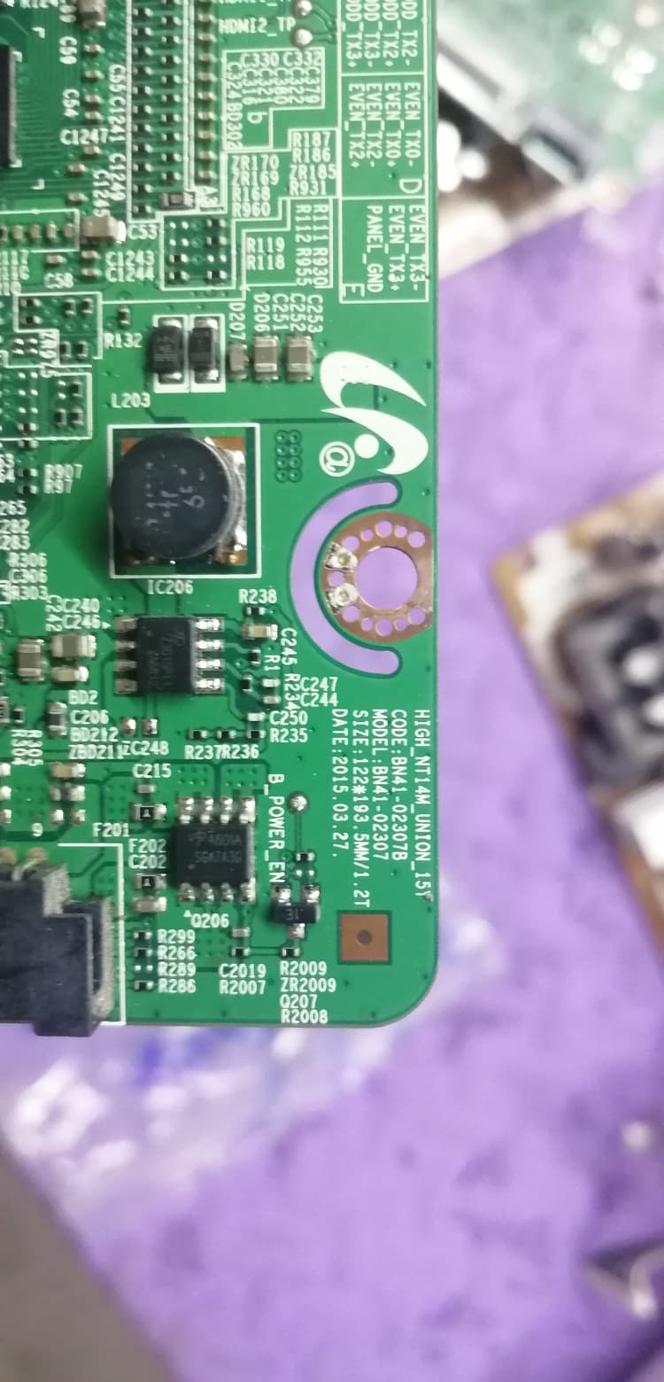 เมนบอร์ดซัมซุง Mainboard SAMSUNG รุ่น 40j5200ak