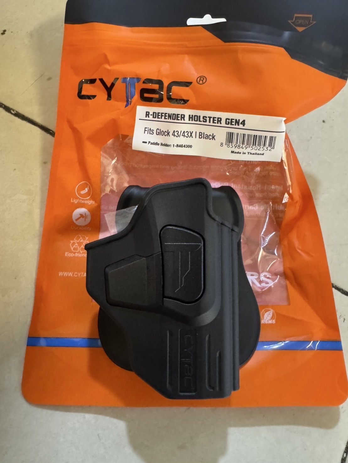 New.ซองพกนอก Glock43x