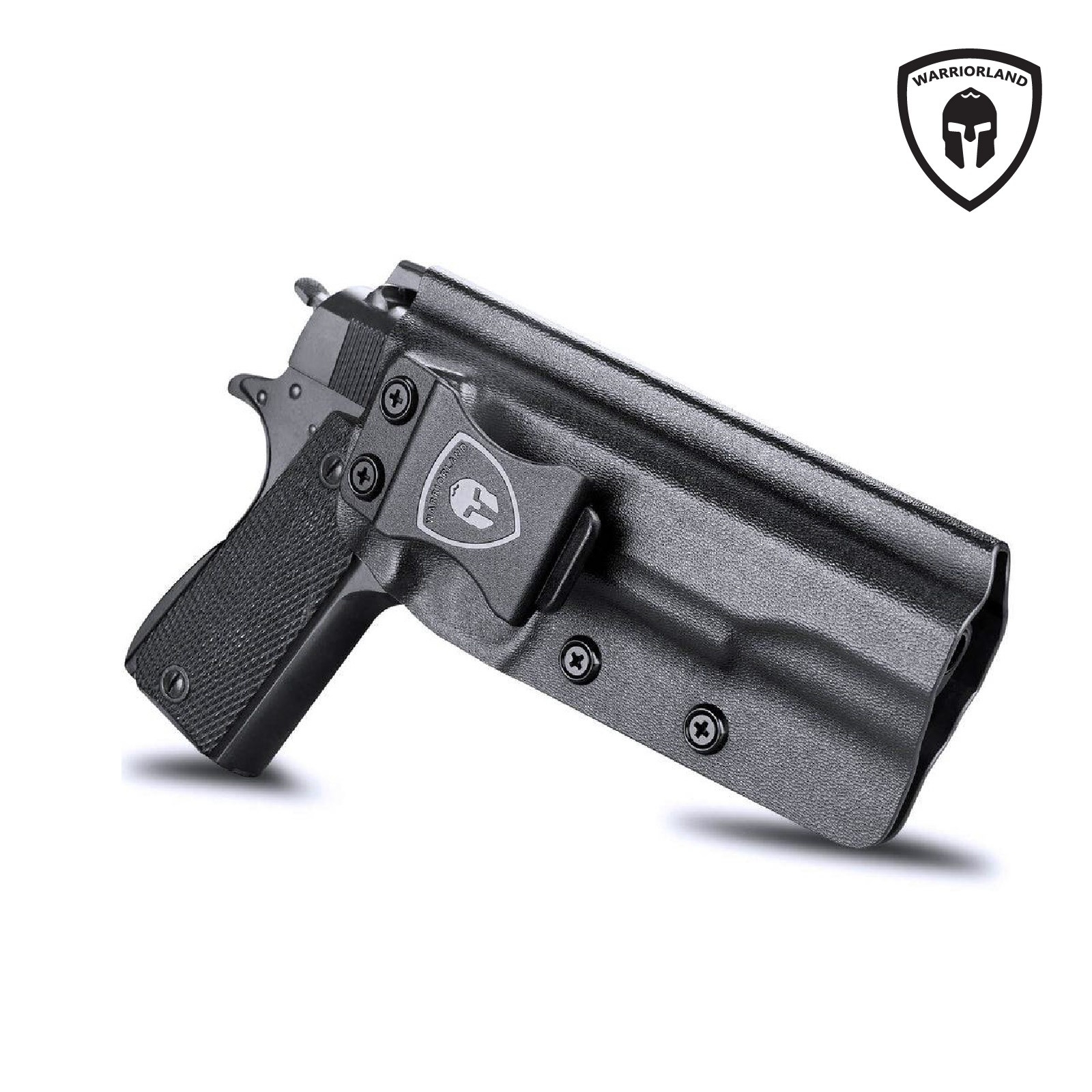 ซองปืนพกใน Kydex 1911 ( Warriorland ) IWB Kydex Holster (Serie B) Warriorland -ใช้สำหรับรุ่น Colt/ Kimber/ Springfield/ S&W/ Ruger/ Taurus/ Rock Island และรุ่น 1911 .45 ACP -ตัวซองผลิตจากแผ่น Kydex คุณภาพดี -ทำความสะอาดได้ง่าย ล้างคราบสกปรกออกง่าย -คงรูป