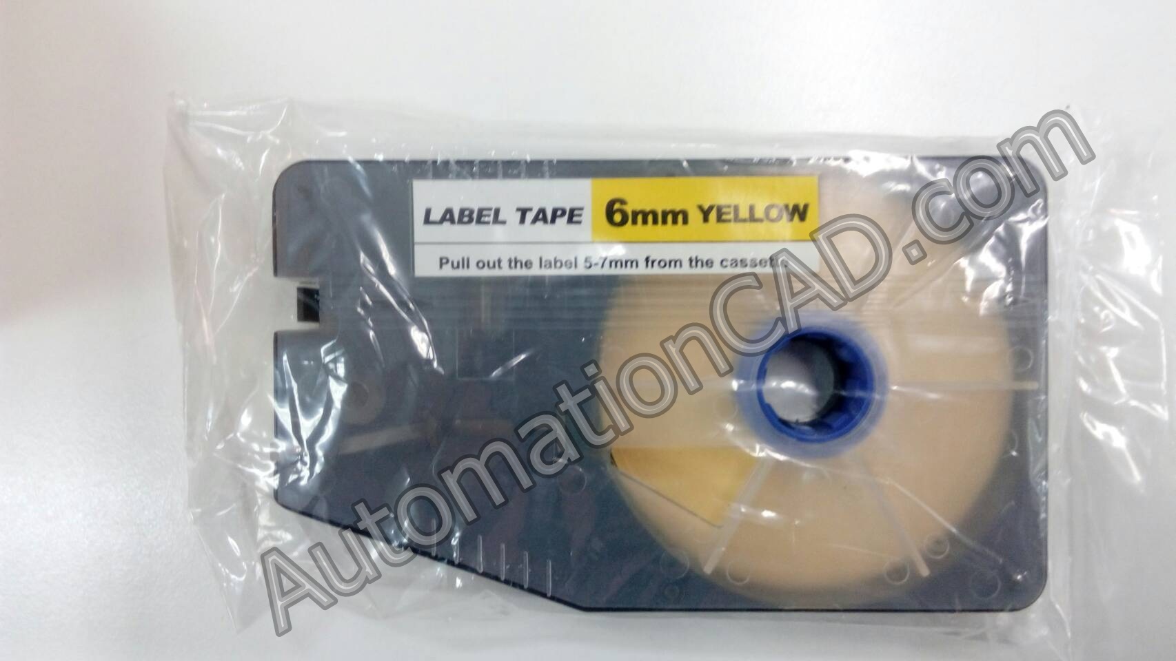 สติ๊กเกอร์ Label 6mm. Yellow ใช้กับเครื่องพิมพ์ฮอตมาร์ค L-mark รุ่น LK330