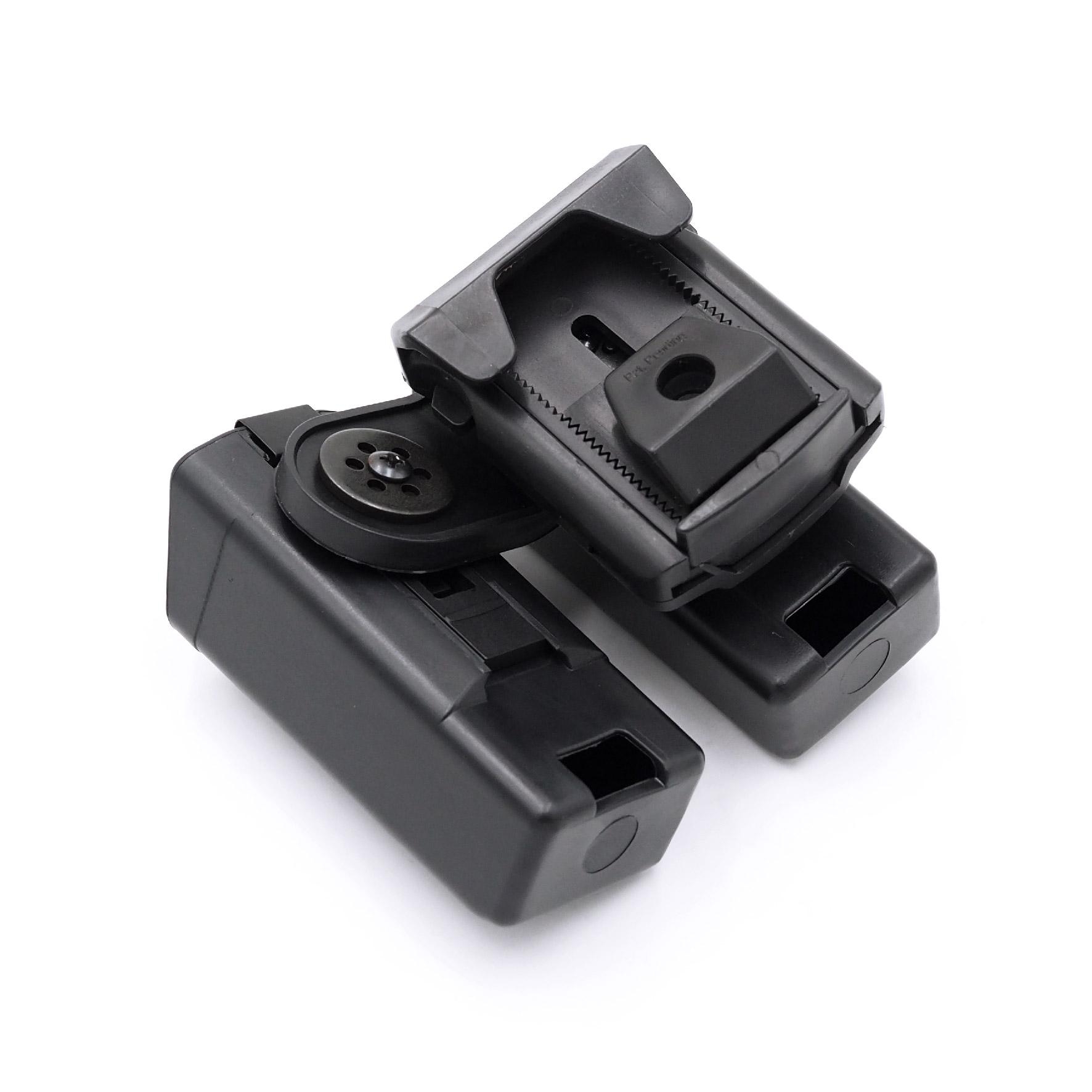 New.ซองแม็กกาซีนคู่ปรับองศา VA -ผลิตจากวัสดุ Polymer ชนิดพิเศษ -แข็งแรงทนทาน ไม่แตกหักง่าย -ใส่กับแม็กกาซีนปืนสั้นได้ทุกขนาด -ทั้ง 9 มม. Doulble / Single Stack และ แม็กกาซีน ขนาด 11 มม. -อีกทั้งยังปรับองศาได้ตามความถนัด -ทั้ง 2 ช่องแม็กกาซีน -ตัวล็อคเข็มข