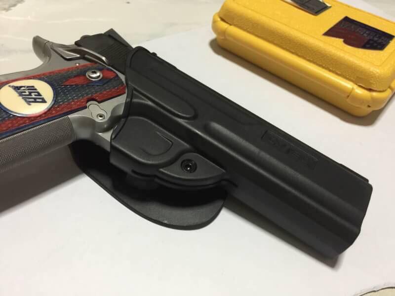 New.ซองปืนพกนอก Cytac Fits Glock 17, 22, 31 (Gen 1, 2, 3, 4) Fits Glock 19, 23, 32 (Gen 1,2,3,4) Fits Colt 1911-5", Girsan 1911 MC, Variants 1911 Fits Beretta 92, Beretta 92FS, GSG92, Girsan Regard MC ปืนยิง IDPA ปรับระดับสูงต่ำได้ตามต้องการ 🔰