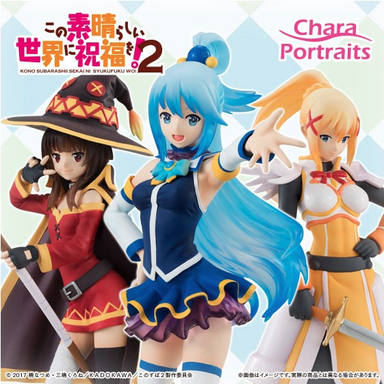 เปิดจอง CharaPortraits Kono Subarashii Sekai ni Shukufuku wo! (Set of 3)