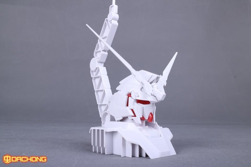 HGUC 1/144 Unicorn Gundam Destroyer Mode +ฐาน Unicorn Head + ปืนกล [โมจีนDABAN]