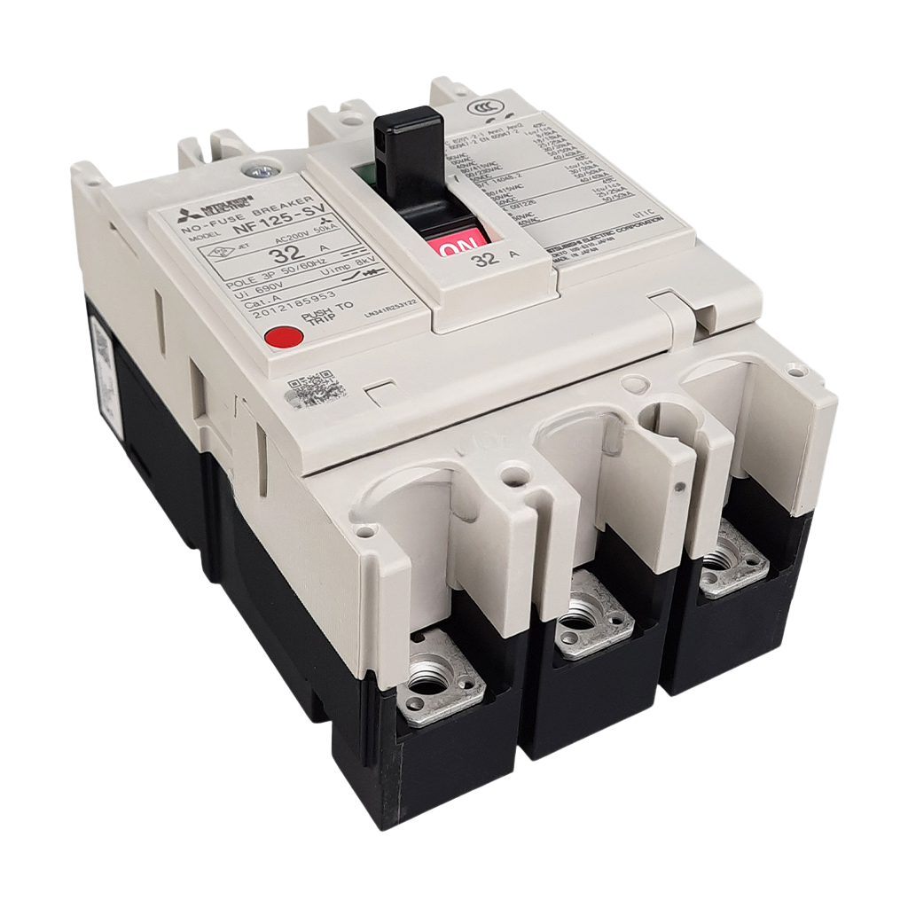 เบรกเกอร์ NF125-SV 3P 32A มิตซูบิชิ MITSUBISHI 32A 3POLE NF125 SV NF125SV