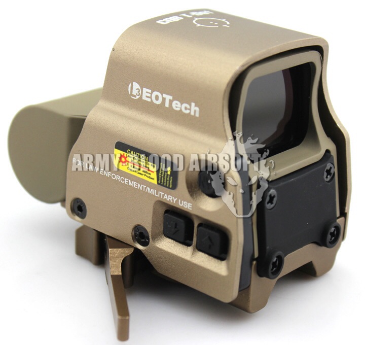 L-3 EOTech HWS EXPS3 Style Holographic Red Green Reflex T-Dot Sight with QD Mount Side Button(TAN)