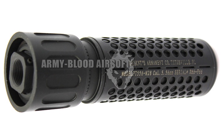 Knight's Armament QDC CQB Barrel Extension KAC 556 QDC CQB Airsoft Dummy Quick Detach Suppressor (CQB Length,BK)prev next
