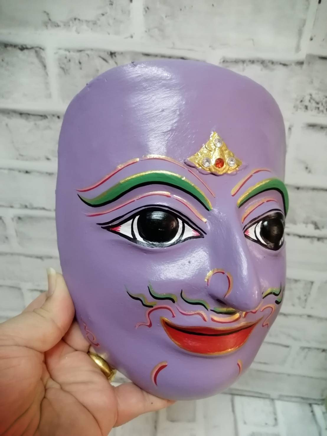 หน้ากาก พระนารายณ์ ใส่ตาแก้ว