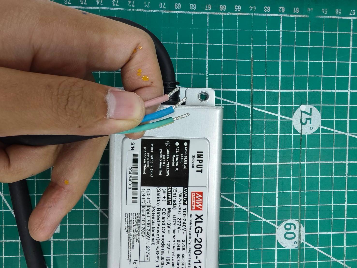 LED Driver พาวเวอร์ซัพพลาย XLG-200-12-A Meanwell 12VDC 200W Switching Power Supply