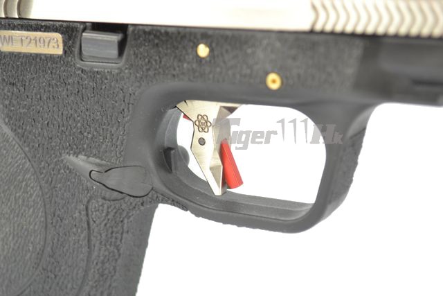 S&W M&P9 T5 B-Style สไลด์เงิน ท่อทอง เฟรมดำ